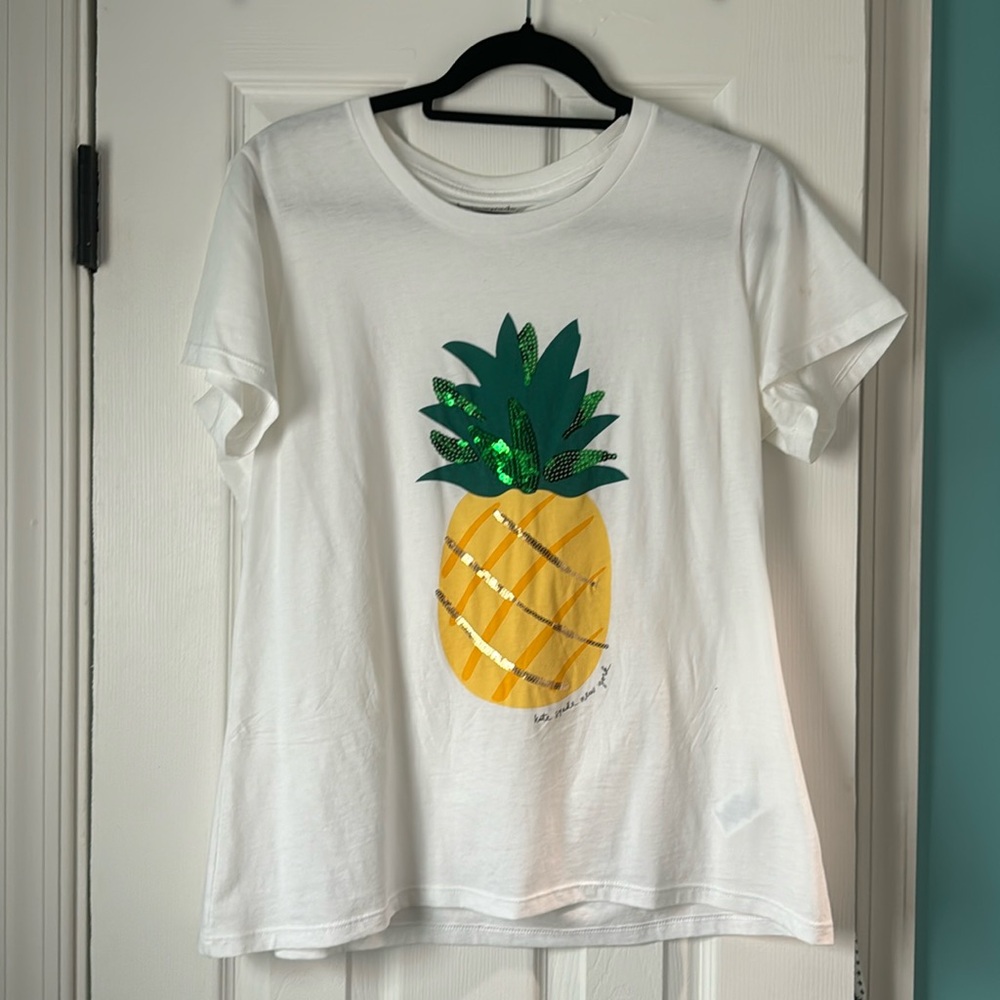 Kate Spade pineapple t-shirt L